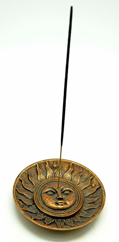 Bronze Sun Incense Holder